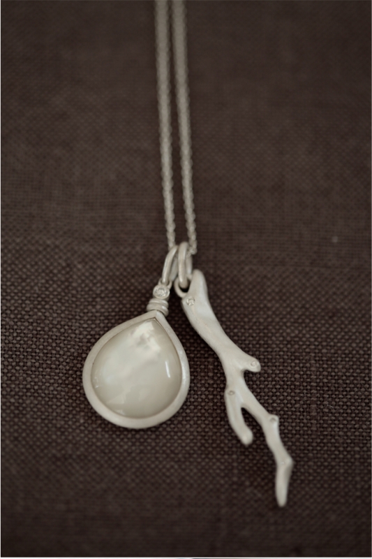 India Hicks Jewelry Branch and Mother of Pearl