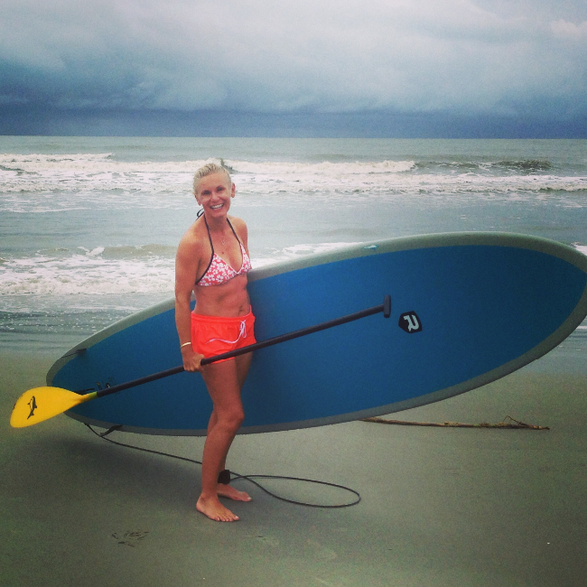 You can take surf lessons in front of The Sanctuary
