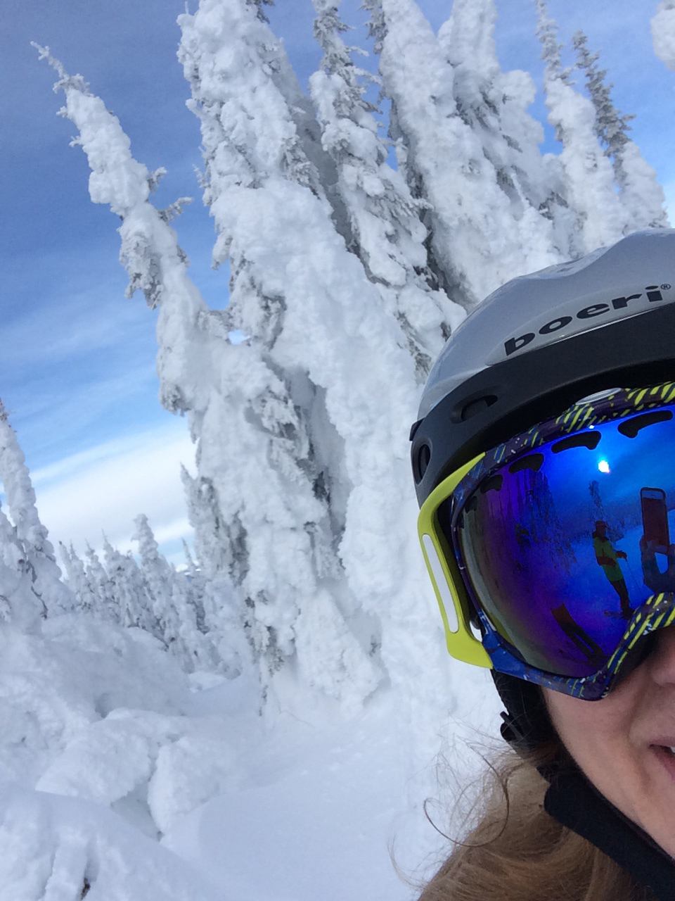 snow ghosts at SIlver Star Mountain Resort - family ski vacation