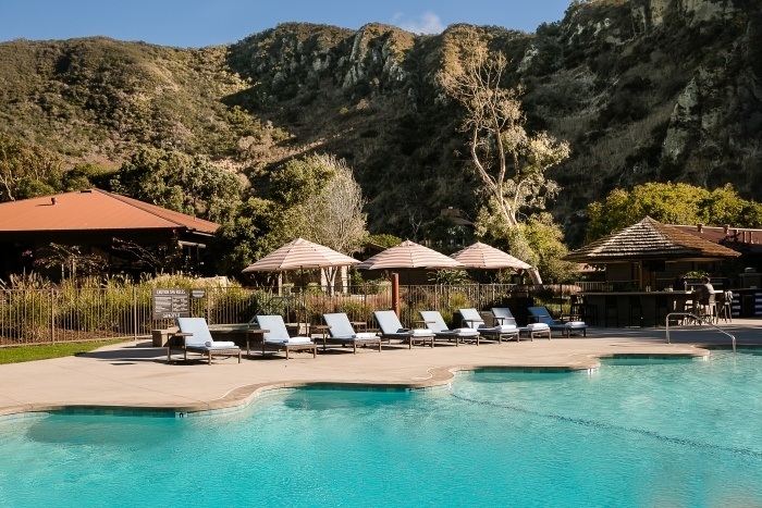 The outdoor pool at The Ranch at Laguna Beach