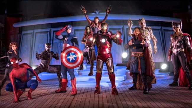 Disneyland heroes assemble